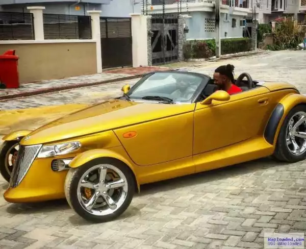 Photos: See This Chrysler Prowler Car Singer Flavour And Phyno Ride On